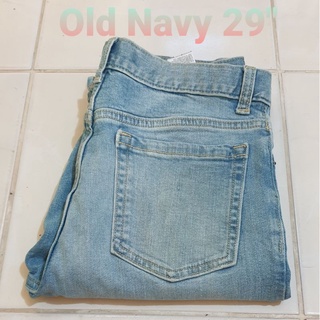 ยีนส์ใหม่ ยี่ห้อ old navy เอว 29 นิ้ว