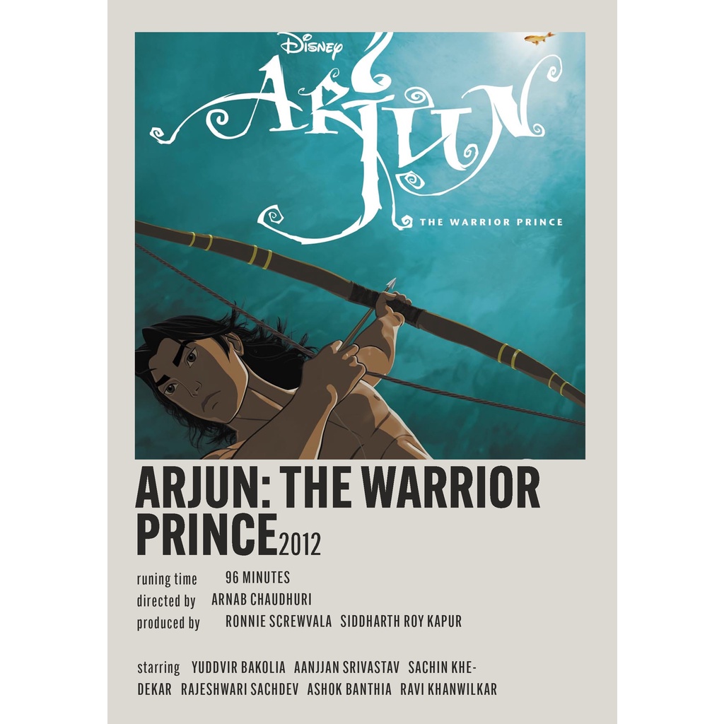 โปสเตอร์ Arjun The Warrior Prince ฟิล์มสําหรับบ้าน/ห้องนอน/สํานักงาน PRESENT/GOOD สําหรับ FAMILY KID