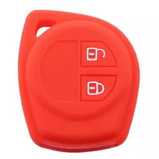 เคสรีโมตกุญแจรถยนต์ ซิลิโคน 2 ปุ่ม สําหรับ Suzuki Grand Vitara Swift Liana SX4 Alto Jimny Shell FOB