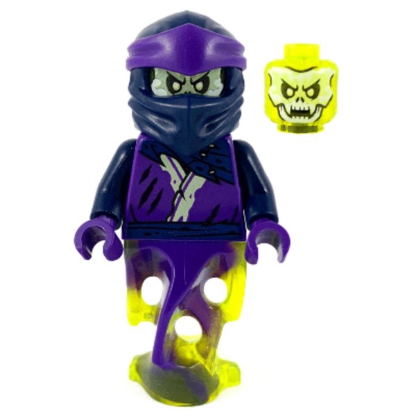TM* Lego เลโก้ แท้ Minifigures: Ninjago: Legacy: njo644Ghost - Legacy, Skull Face / Ghost Ninja Kare