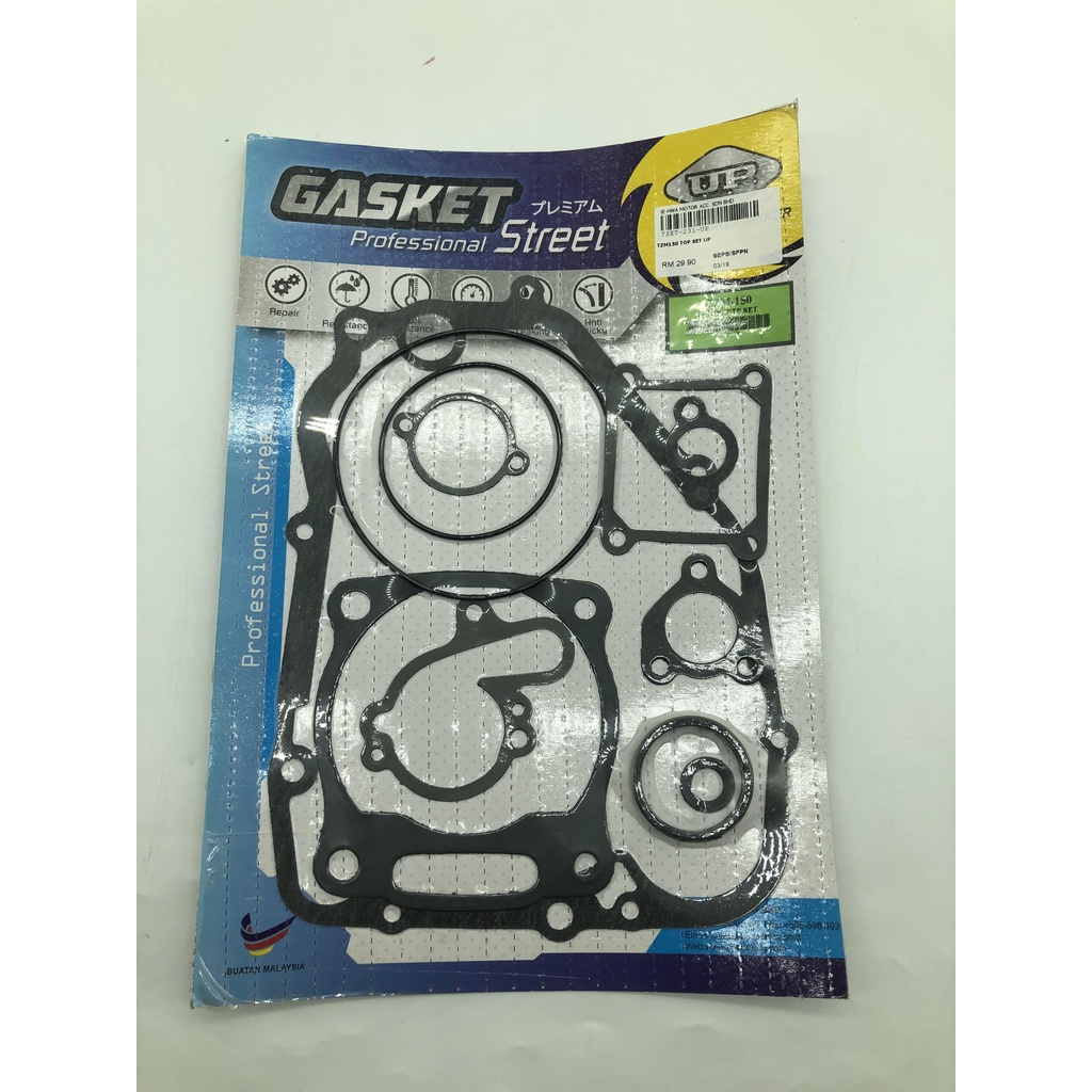 YAMAHA TZM 150 TZM150 TZM OVERHAUL GASKET ชุดเครื่องยนต์ GASKET COMPLETE ชุด GASKET OVERHAUL TZM150