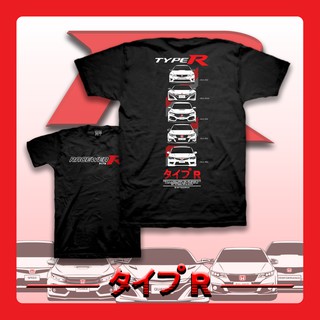 เสื้อยืดโอเวอร์ไซส์เสื้อ TYPE R ลาย (2)  เสื้อยืดแขนสั้นพิมพ์ลายS-3XL