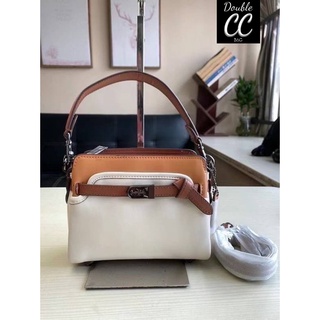 (แท้ 💯%‼ Factory) CO ACH C2632:  TATE 18 CARRYALL in COLORBLOCK