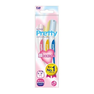 KAI PRETTY FRESH L RAZOR 3 PCS / มีดกันขนขา ขนแขน และ ขนใต้วงแขน