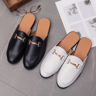 size38~45 รองเท้าหนังเปิดส้น