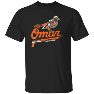 เสื้อยืด แบบนิ่ม พิมพ์ลาย Omar-Orioles Honesty Shop สําหรับผู้ชาย