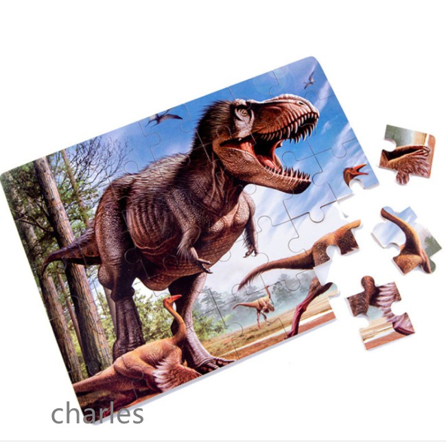 Wooden Puzzle Toys Kids Cartoon Animal Wood Jigsaw Puzzles Child Early ...