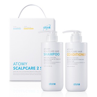 ยาสระผมและครีมนวดของแท้100%จากเกาหลี Atomy Scalpcare 2 เซ็ต