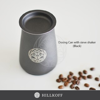 Hillkoff : Dosing Can with sieve shaker กระบอกตวงกาแฟพร้อมตะแกรงร่อนผงละเอียด