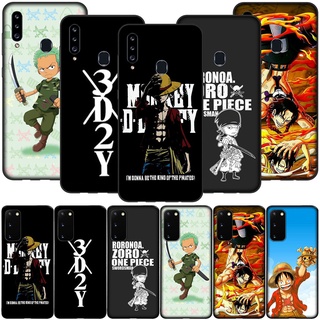 HUAWEI ONE PIECE เคสโทรศัพท์ซิลิโคนลายการ์ตูนลูฟี่วันพีชสําหรับ Huawei Y 9 Y 7 Y 6 Prime 2019 2018 Y7 Prime Y9 Prime