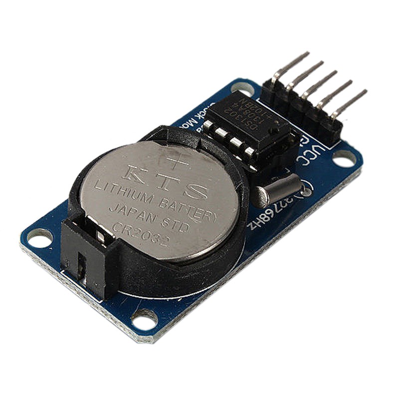 Ds1302 Clock Module With Battery Real Time Clock Module Rtc For Arduino Avr Arm Shopee Thailand 0026