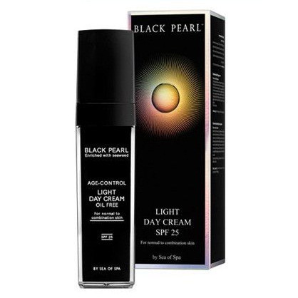 สินค้านำเข้าของแท้ จากอิสราเอล 50 Ml. Dead Sea Of Spa Black Pearl Light Day Cream Oil Free
