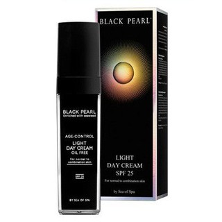 #ฟรีขนส่ง สินค้านำเข้าของแท้ จากอิสราเอล 50 Ml. Dead Sea Of Spa Black Pearl Light Day Cream Oil Free