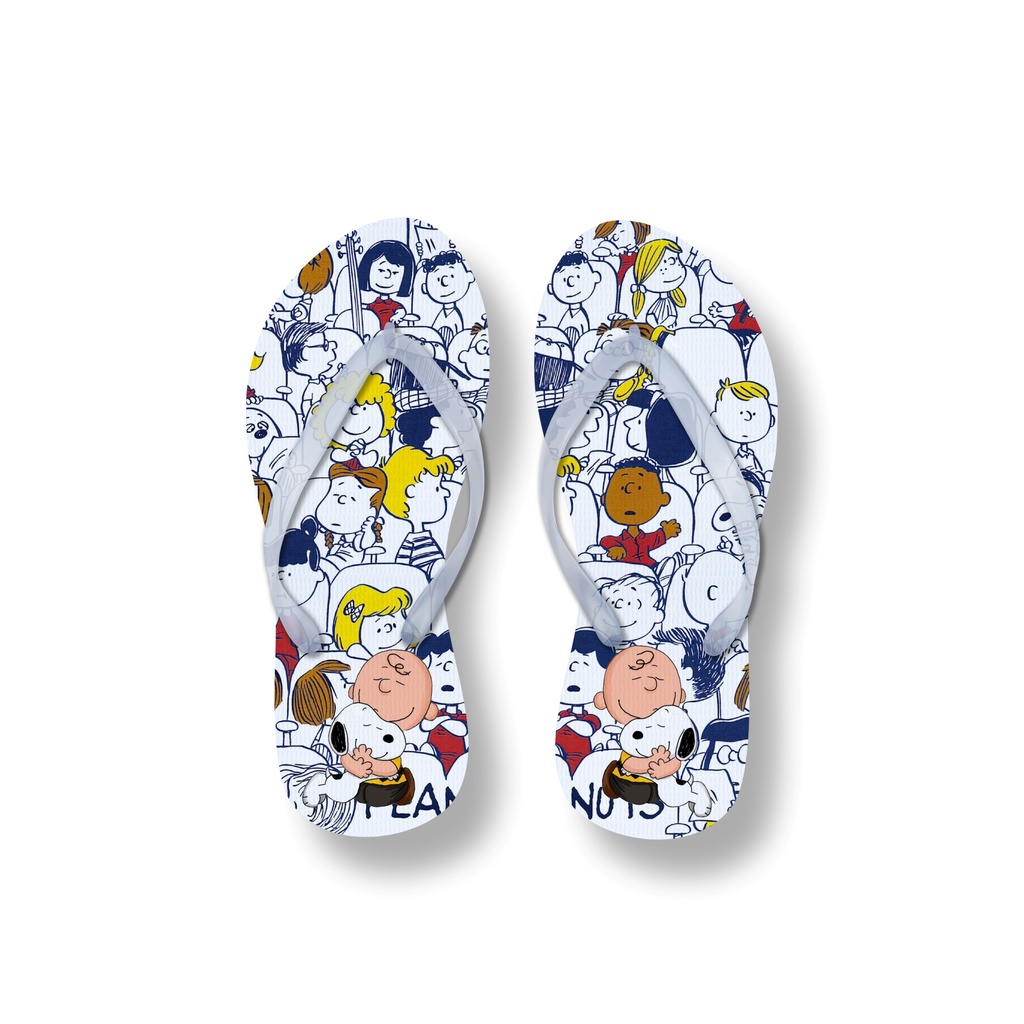 รองเท้าแตะ ลาย Charlie Brown Snoopy สําหรับผู้หญิง