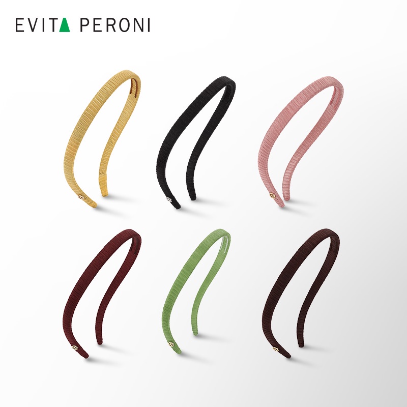 Evita Peroni/Yihuida ที่เรียบง่ายด้านหลังแขวนแถบคาดศีรษะ organza กดผมลื่นป่าออกบัตร