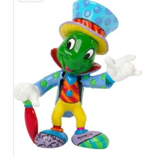 Disney Pinocchio Romero Britto Jiminy Cricket Minifigure พินอคคิโอ งานสะสมรุ่นเก่า หายาก เลิกผลิตแล้ว ดิสนีย์ เรซิ่นมินิ