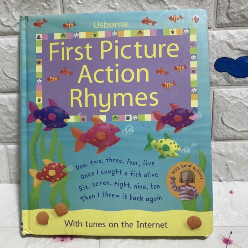 First Picture Action Rhymes (board book )-BI2