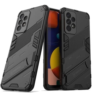 เคสโทรศัพท์มือถือแบบแข็ง กันกระแทก พร้อมขาตั้ง สไตล์พังก์ สําหรับ Samsung Galaxy A73 A53 A33 A13 4G 5G