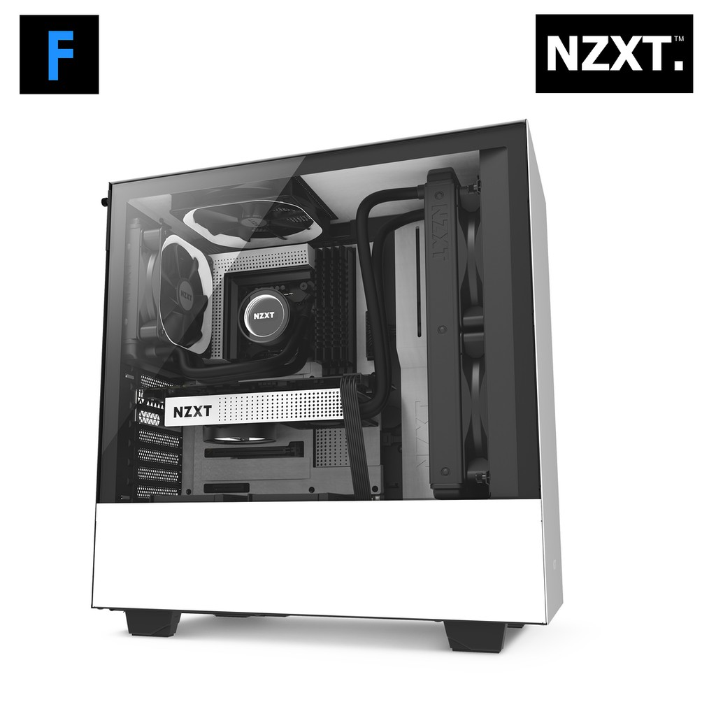 NZXT H510 WHITE/BLACK ATX