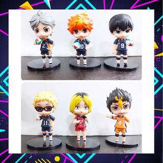 โมเดล คู่ตบฟ้าประทาน ไฮคิว เซ็ท6ตัว สูง10cm. #ปอ ปริน