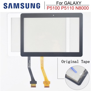 แผงหน้าจอสัมผัสดิจิทัล 10.1 นิ้ว แบบเปลี่ยน สําหรับ Samsung Galaxy Tab 2 GT-P5100 P5100 P5110 N8000