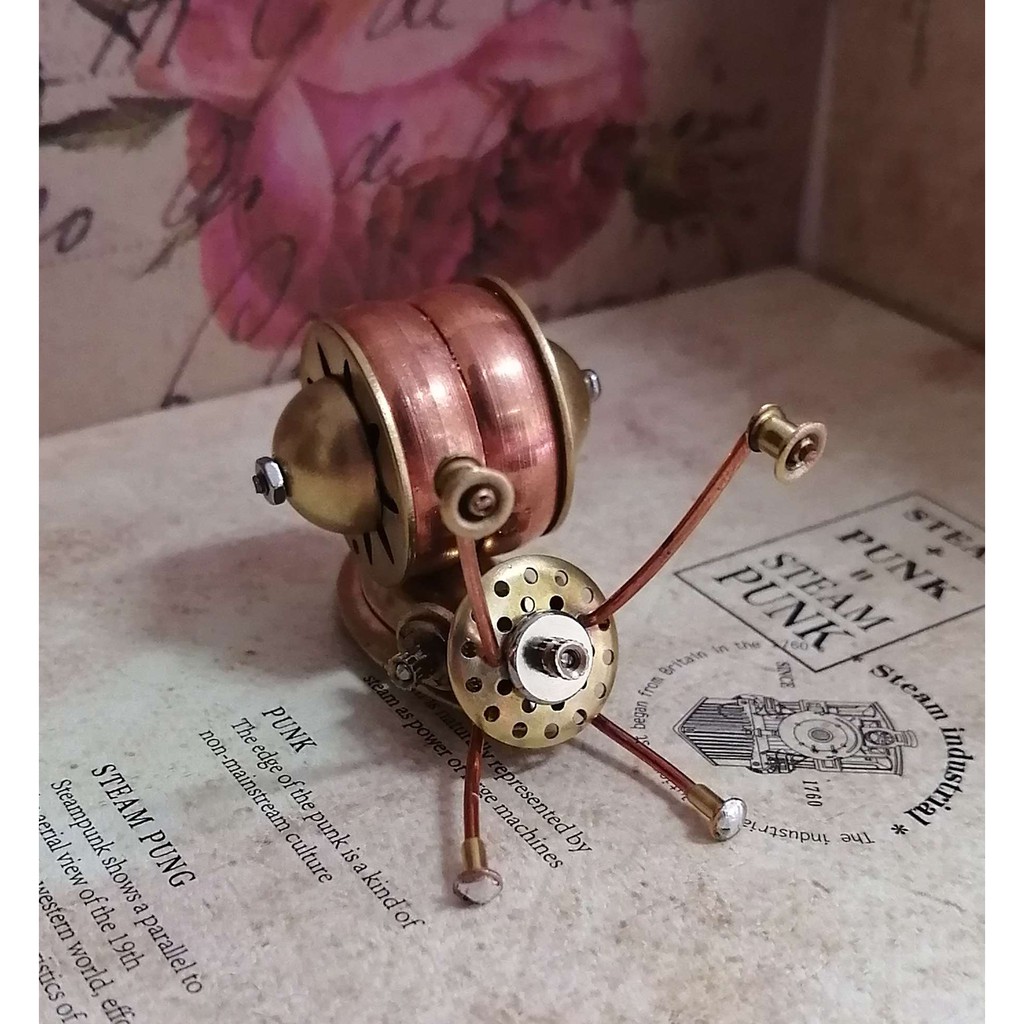 ผลิตภัณฑ์ให้ม Steampunk mechanical insect cute little snail handmade ...