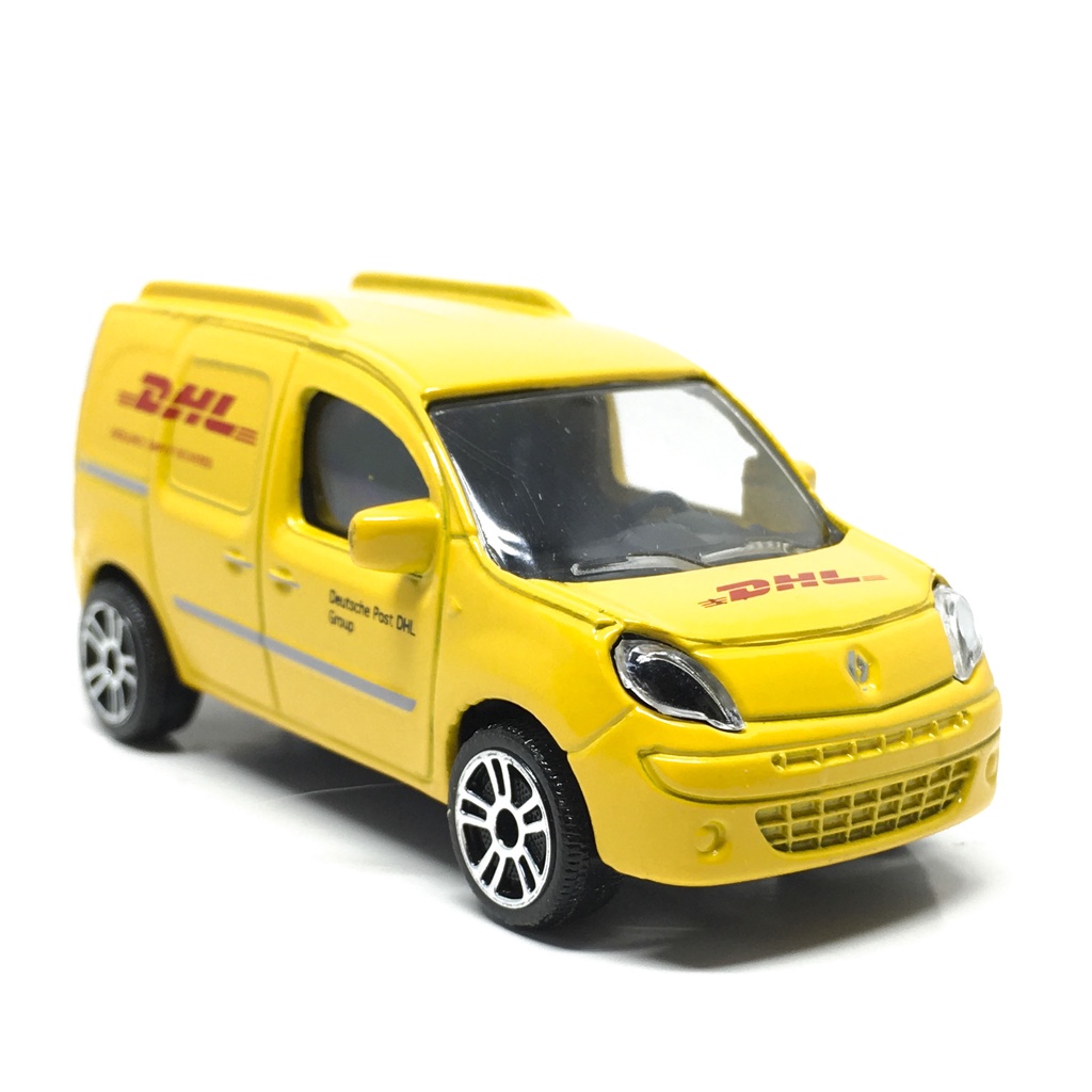 Majorette Renault Kangoo II Express - DHL - Yellow Color /Wheels D5S /scale 1/64 (3 inches) no Packa