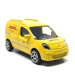 Majorette Renault Kangoo II Express - DHL - Yellow Color /Wheels D5S /scale 1/64 (3 inches) no Package