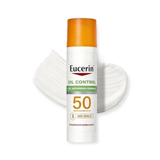 ครีมกันแดด Eucerin Sun Oil Control SPF 50 Face Sunscreen Lotion with Oil Absorbing Minerals 75ml.