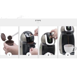 DUBE ถ้วยกรองกาแฟแบบแคปซูล แคปซูลถ้วยกรองกาแฟ นำกลับมาใช้ใหม่ได้ แคปซูลกาแฟรีฟิล สำหรับเติมกาแฟ Refill Capsule