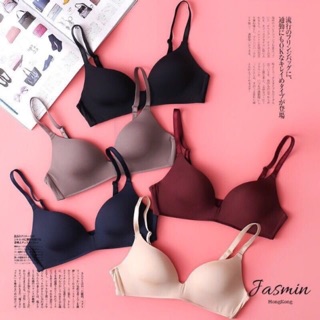 🇹🇭บราไร้โครง ไร้ขอบ ยกทรงไร้โครงฟองน้ำบาง Wireless bra เพื่อสุขภาพ ใส่สบาย นิ่ม