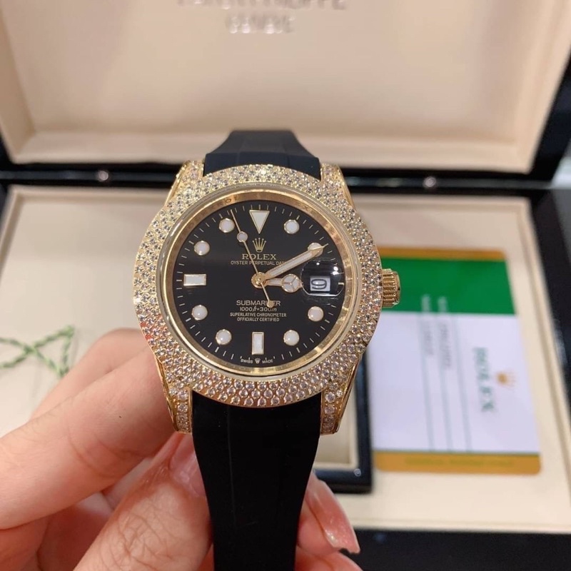 ROLEX WATCH RUBBER B ขอบทอง