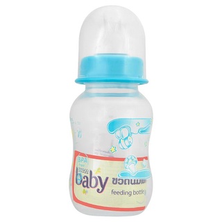 ถูกที่สุด✅ เทสโก้ ขวดนมเด็ก ทรงถั่ว 4 ออนซ์ สีฟ้า 1 ชิ้น Tesco Size 4oz Blue Colored Baby Feeding Bottle 1 pc