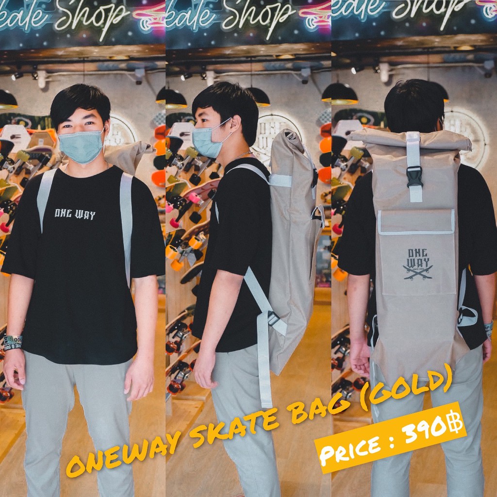 กระเป๋าเซิฟสเก็ต Surfskate ONEWAY, สเก็ตบอร์ด Skateboard กันน้ำ 100% ราคา ถูกที่สุด ดีลบีเคเค แกลเลอรีภาพที่ 8