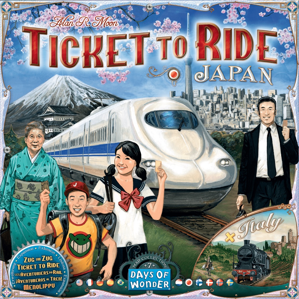 Ticket to Ride: Map Collection Volume 7 – Japan & Italy (Expansion) [BoardGame]