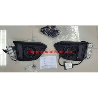 เดย์ไลท์ Daylight HONDA JAZZ GK แจ๊ส 2014 2015 2016 DRL daytime running light ฝาครอบไฟตัดหมอก สปอร์ตไลท์ มีเดย์ไลท์