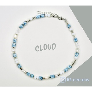 Choker - CLOUD - Handmade สร้อยโชคเกอร์ สร้อยลูกปัด สร้อยแฟชั่น สร้อยคอน่ารัก