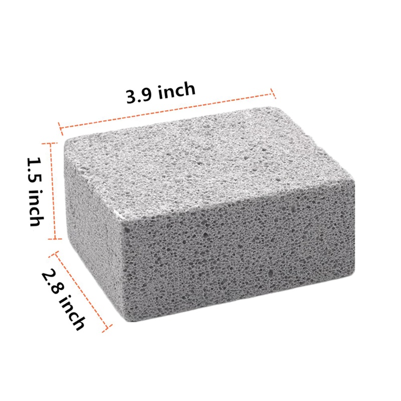 4 Pack Grill Griddle Cleaning Brick Block,Kitchen Bathroom Cleaning Pumice Block, De-Scaling Cleaning Stone for Removing Stains BBQ Cleaning