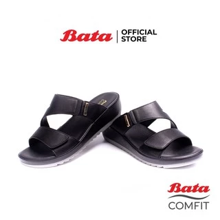 Bata บาจา รองเท้าเพื่อสุขภาพ นิ่มและเบา พื้นหนา สูง 1 นิ้ว สำหรับผู้หญิง รุ่น Sunny สีดำ 6616785