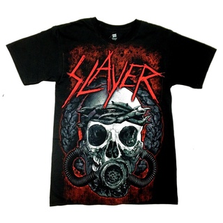 เสื้อยืดวินเทจเสื้อยืดผ้าฝ้าย พิมพ์ลาย Slayer WORLD BLOOD N SKULL ICnpkf48LFpjif18S-5XL