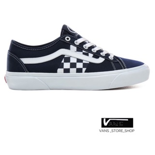 VANS BESS NI CHECK OFF NAVY STEVE NAVY SNEAKERS สินค้ามีประกันแท้