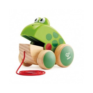 Hape - Frog Pull Along ของเล่นเสริมพัฒนาการ เจ้ากบน้อยเตาะแตะ