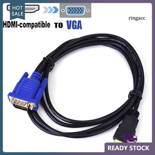 Rga Doonjiey 1080P Hdtv Hdmi-Compatible To Vga Male 15Pin อะแดปเตอร์เชื่อมต่อสายเคเบิ้ล สําหรับ Pc Tv