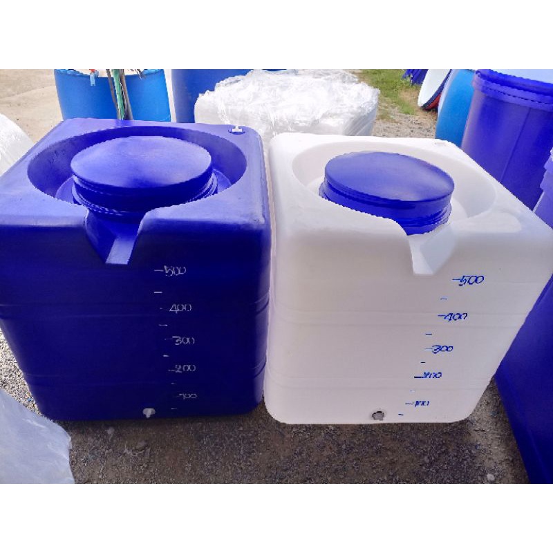 ถังพลาสติก 500 ลิตรประปาเก็บน้ำ