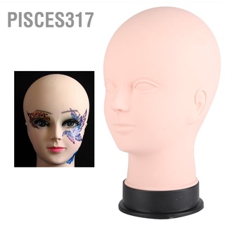 Pisces317 หุ่นหัวนางแบบ แบบนิ่ม สําหรับฝึกทําวิกผม หมวก เครื่องสําอาง