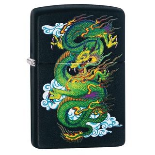 Zippo 29839 Black Matte Dragon ของแท้ Made in USA