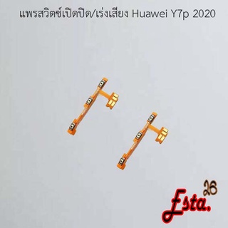 แพรเปิดปิด+เร่งเสียง [On/Off+Volume] Huawei Y7 2017,Y7 2018/Y7 Pro,Y7 2019,Y7p 2020