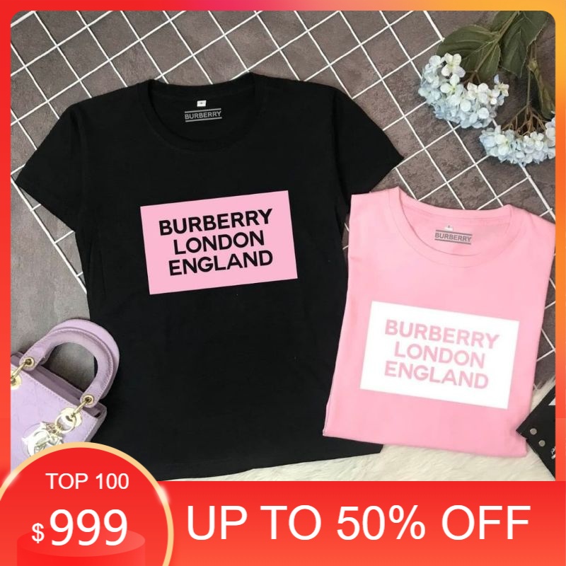 เสื้อยืด พิมพ์ลาย Burberry LONDON ENGLAND HYPE BRANDED