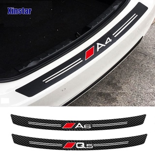 《พร้อมส่ง》สติกเกอร์คาร์บอนไฟเบอร์ ติดกันชน สําหรับ Audi Sline Quattro A3 A4 A5 A6 A7 A8 TT Q3 Q5 Q7 Q8 A1 B6 B8 TT S1 S3 S4 S5 S6 S7 S8 TTS 8R B7