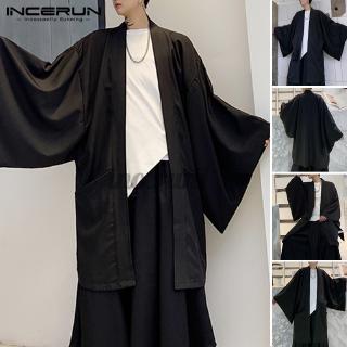 incerun เสื้อคาร์ดิแกน แขนยาว สไตล์ลําลอง แนวแฟชั่น ทรงหลวม …